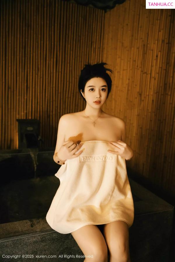  [XiuRen]高清写真图 2025.03.31 No.10091 林若凡F 白色浴巾第3张图片